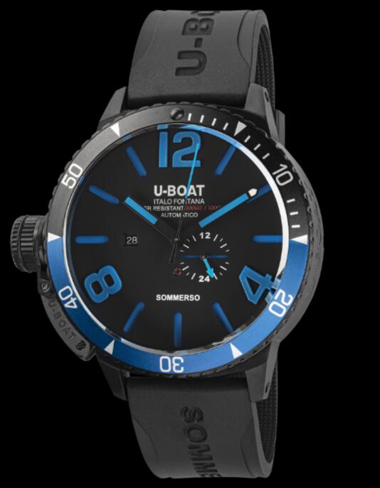 Review Replica U-BOAT Dive SOMMERSO 56 DLC BLUE 8927 watch